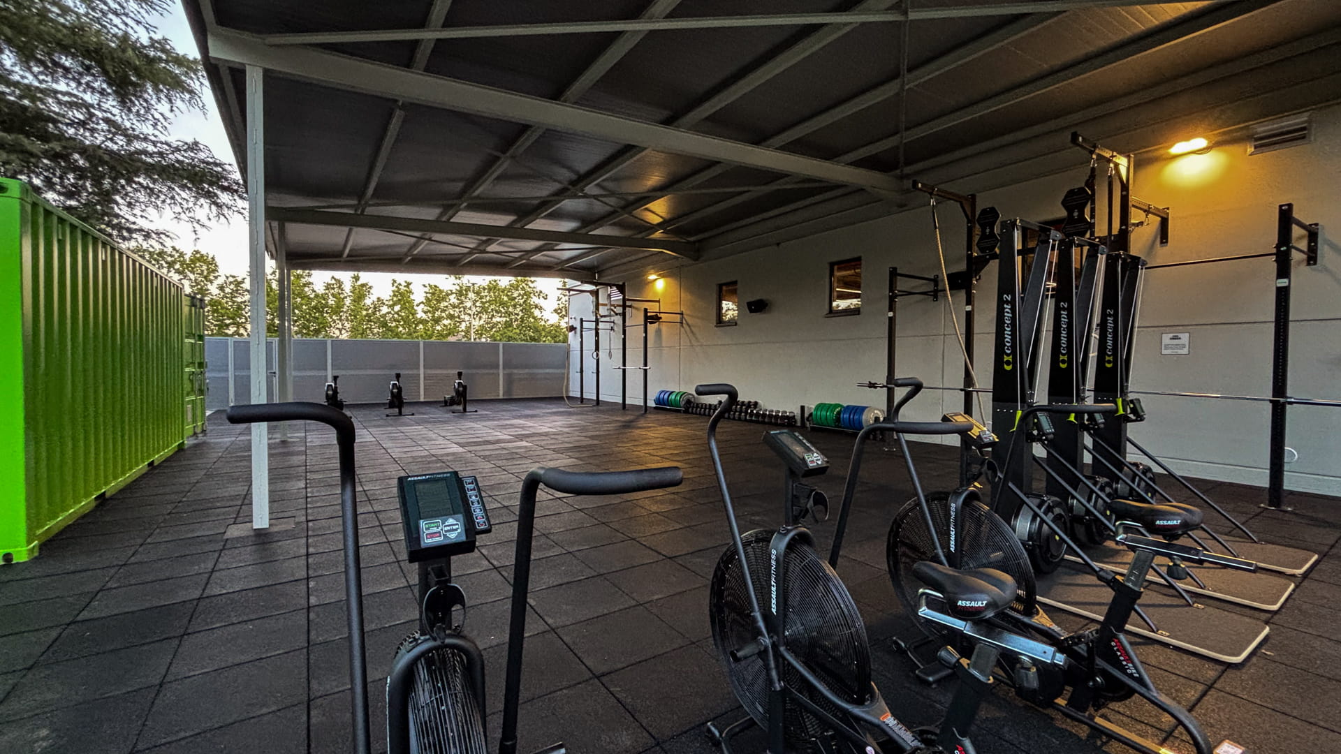 Zona de entrenamiento exterior