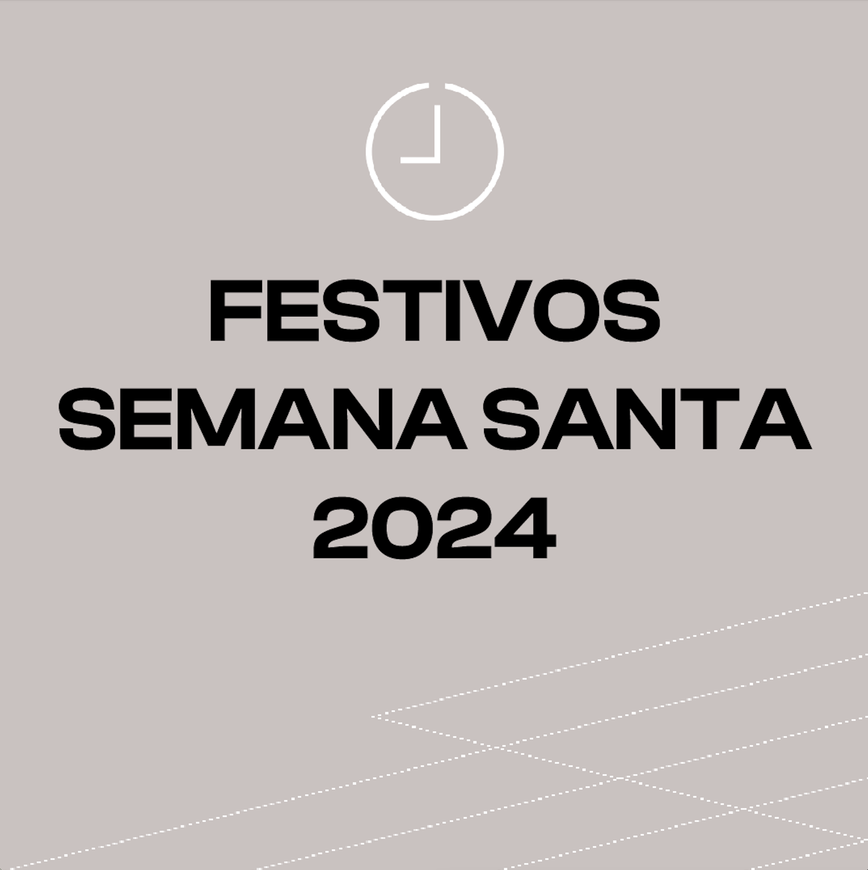 Festivo Semana Santa